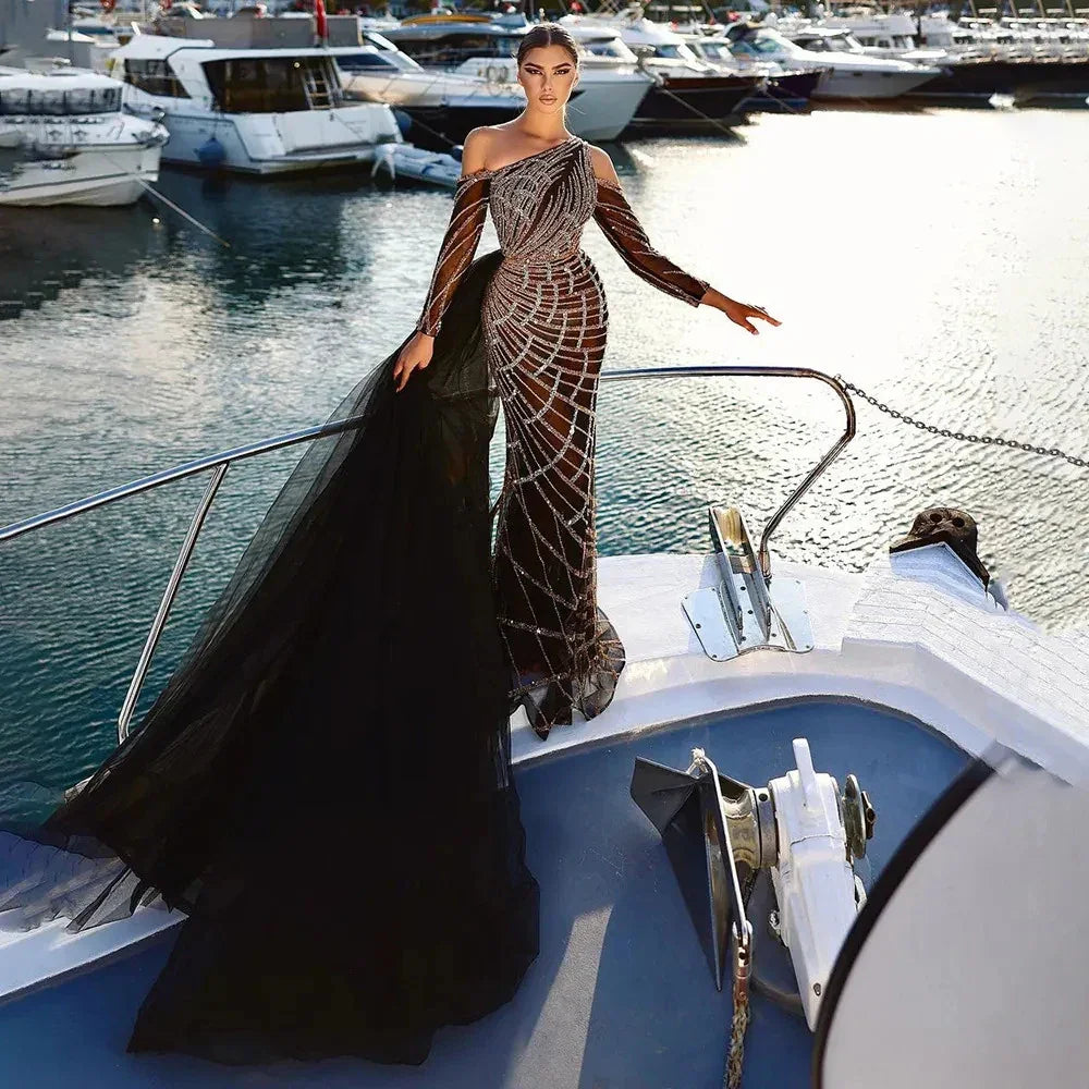 Luxury Beaded Mermaid Gown
