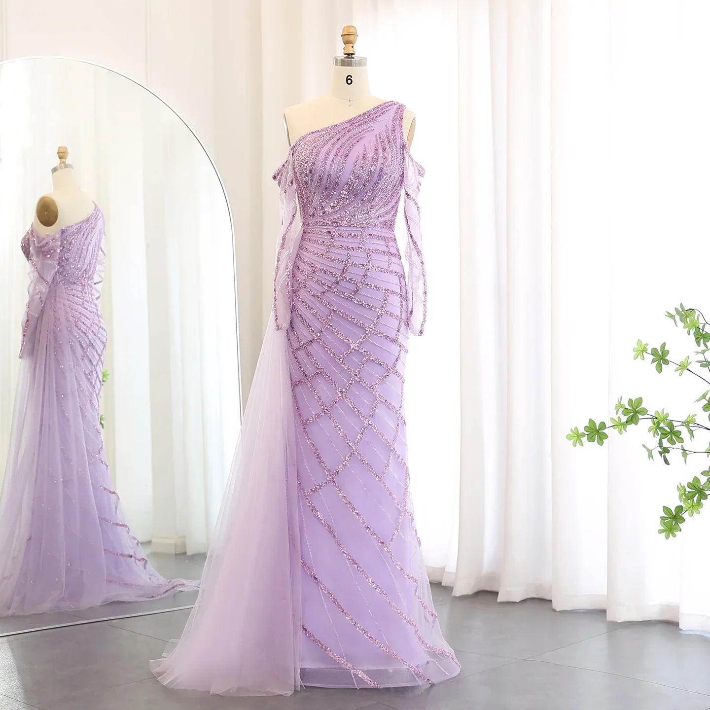 Luxury Beaded Mermaid Gown
