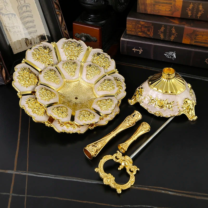 Luxury European Metal Double Tray