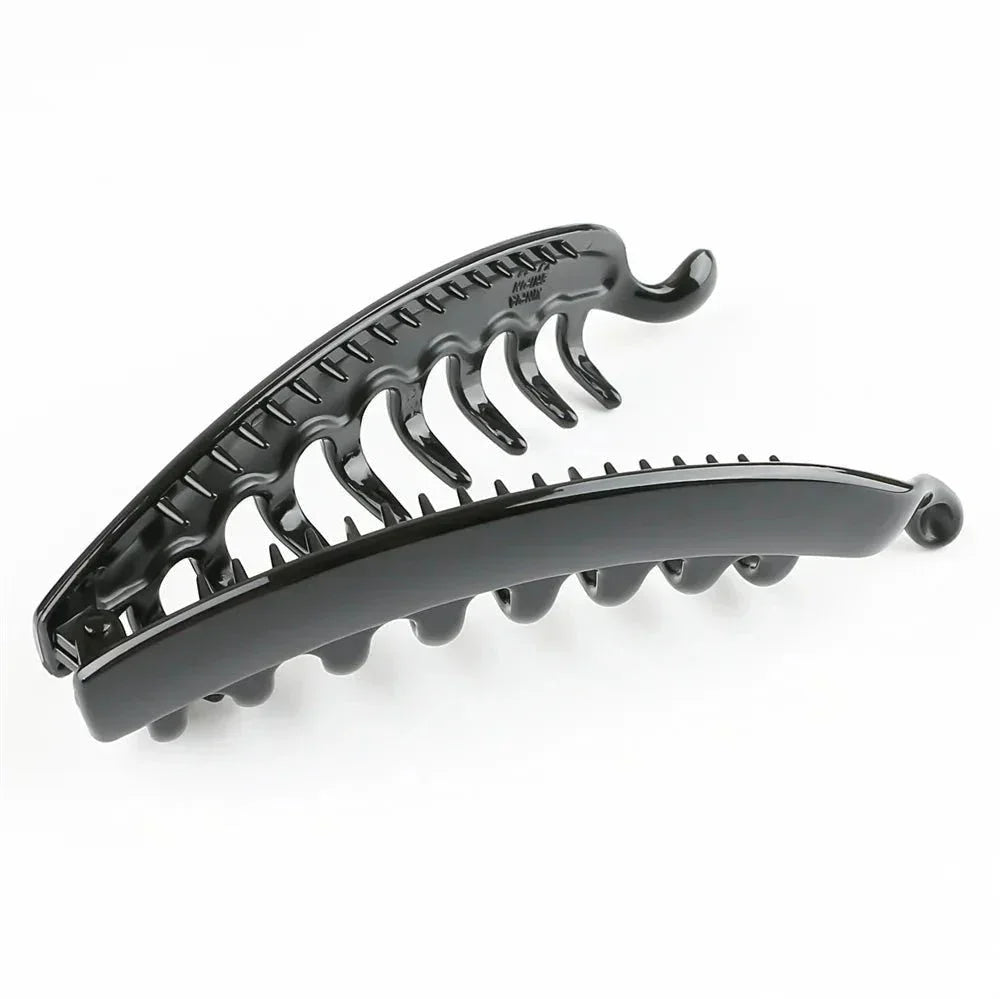 Luxury Frosted Banana Hair Clip