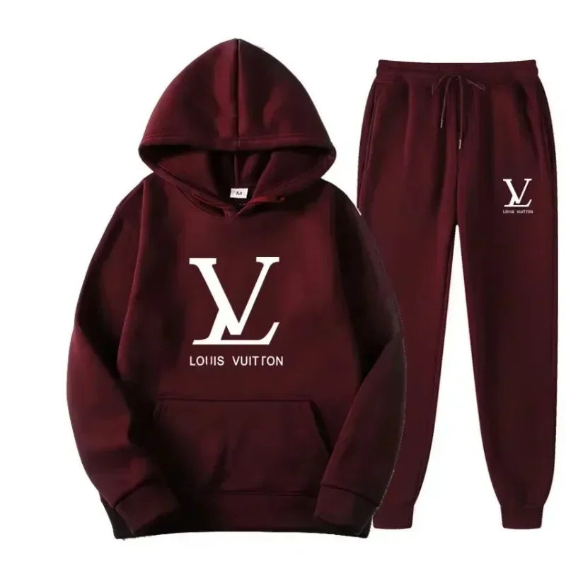 Luxury Hooded Tracksuit Set