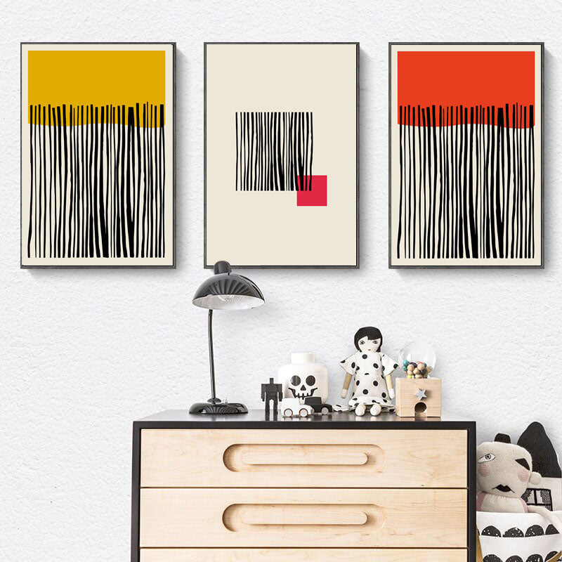 Luxury Nordic Geometric Canvas Art