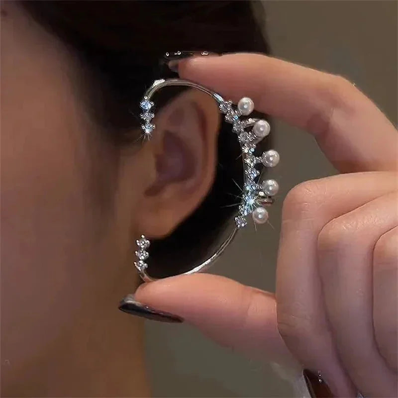 Luxury Pearl Zircon Ear Cuff