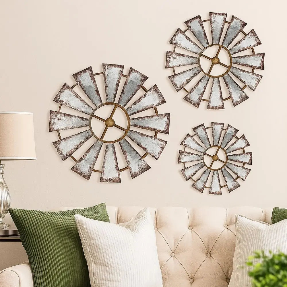 Luxury Rustic Wooden Windmill Decor