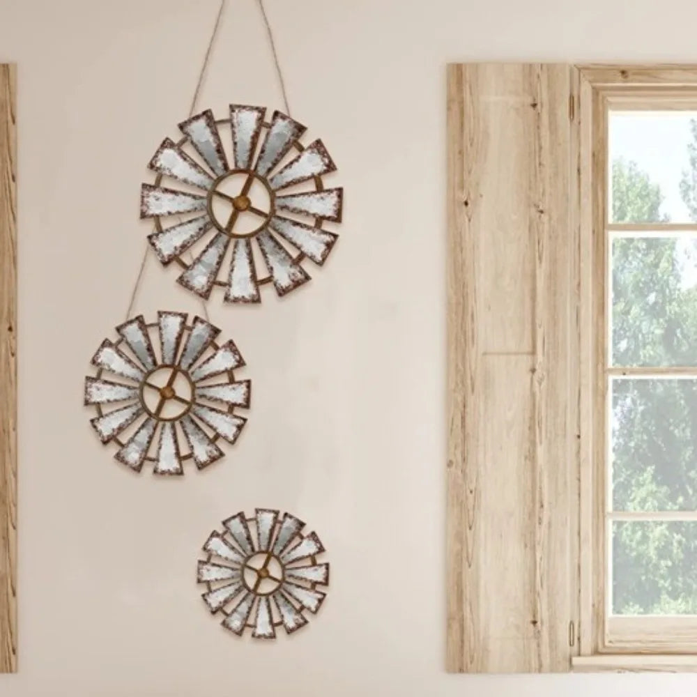 Luxury Rustic Wooden Windmill Decor