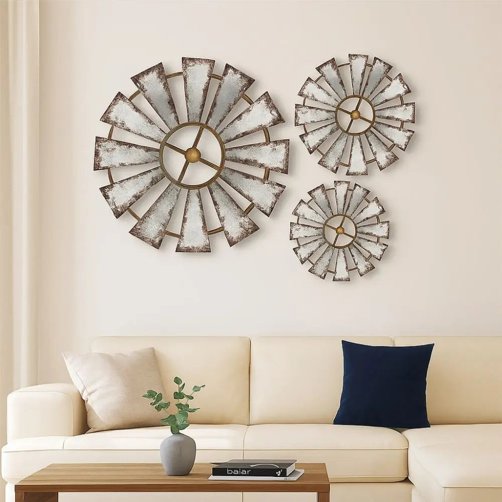 Luxury Rustic Wooden Windmill Decor