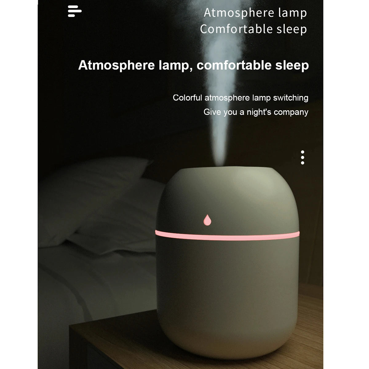 Mini USB Aroma Diffuser & Air Humidifier