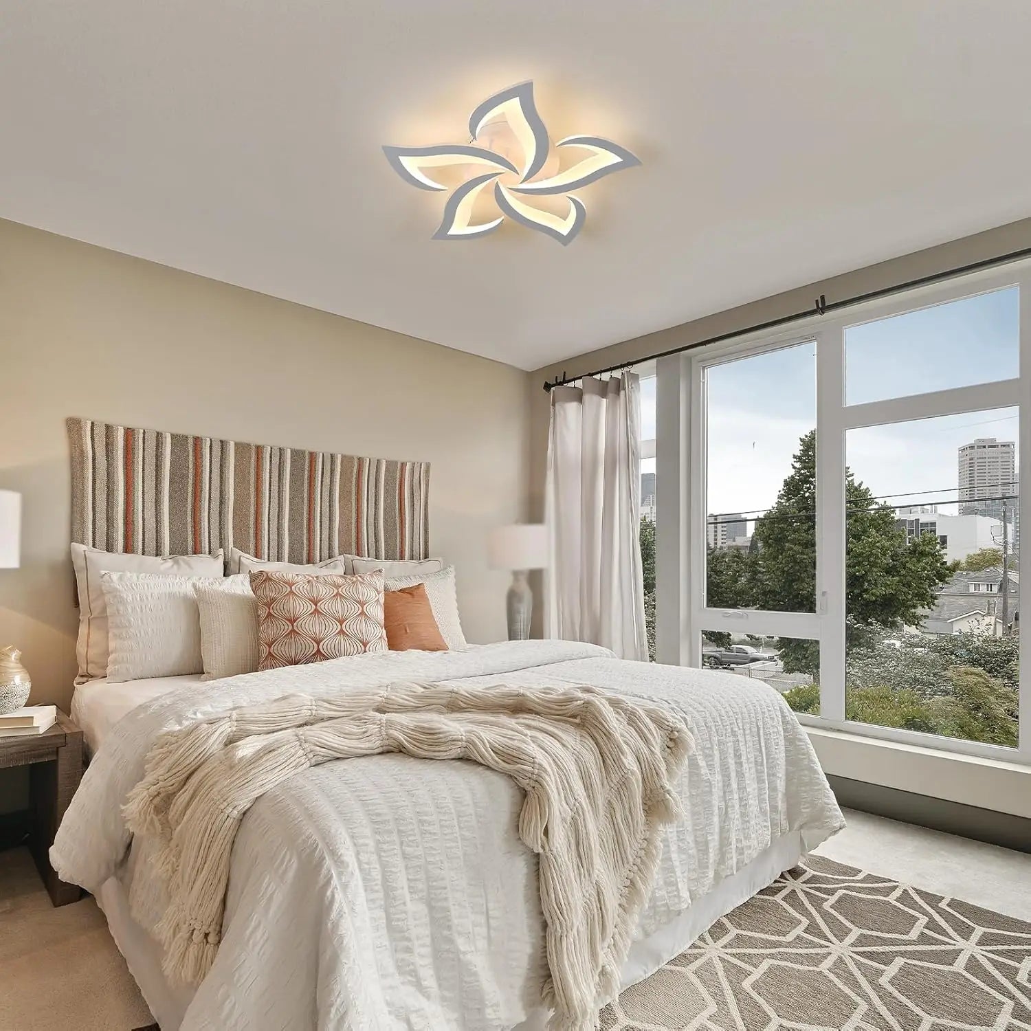 Modern LED Windmill Ceiling Light
