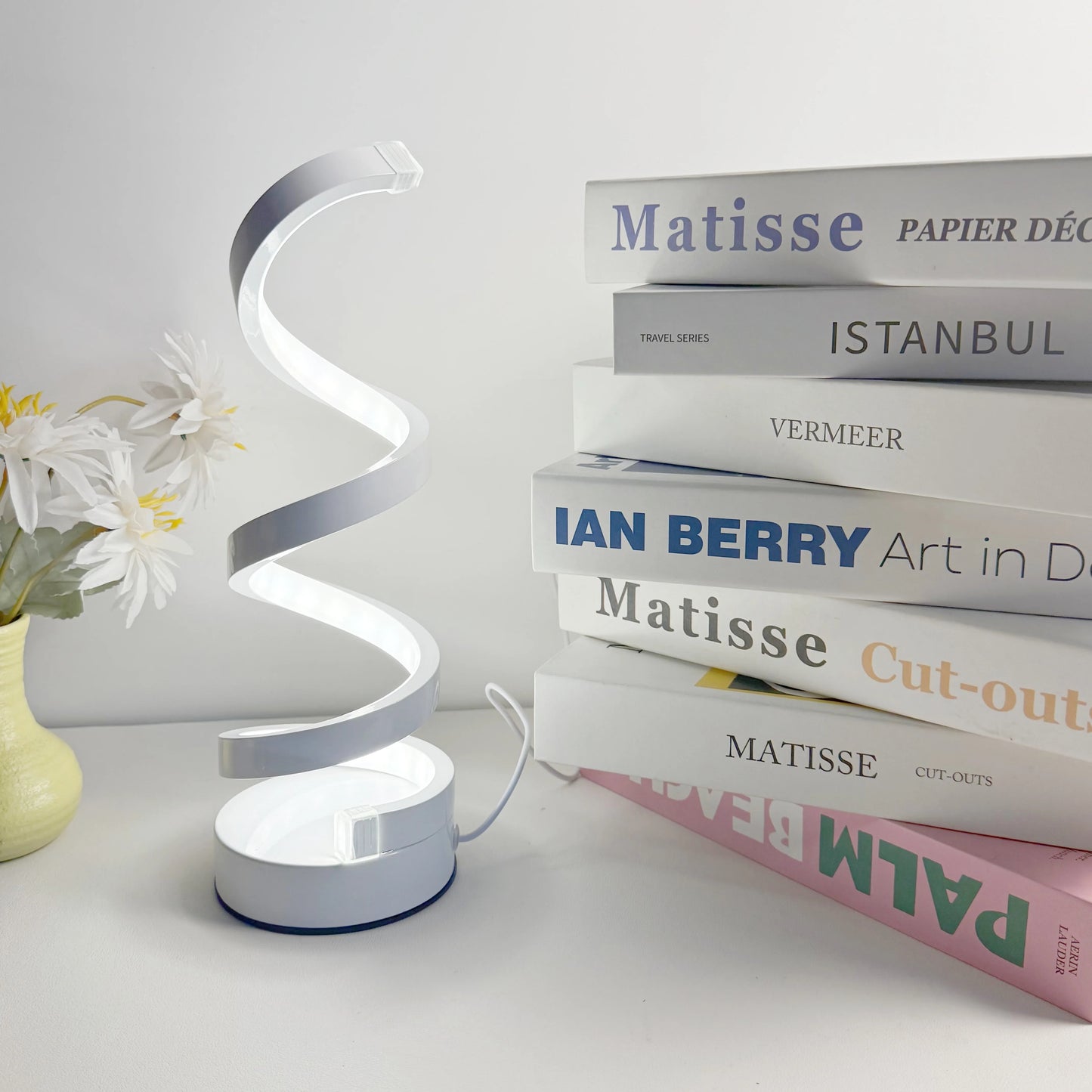 Modern Spiral LED Desk Lamp