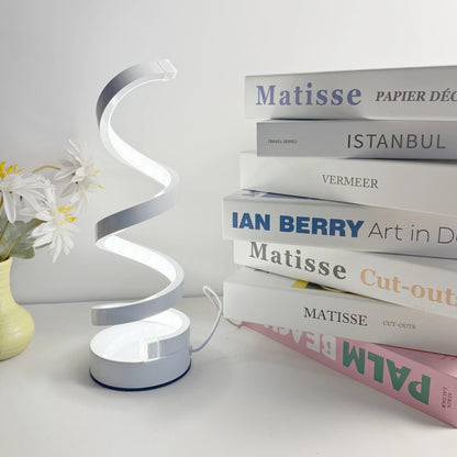 Modern Spiral LED Desk Lamp