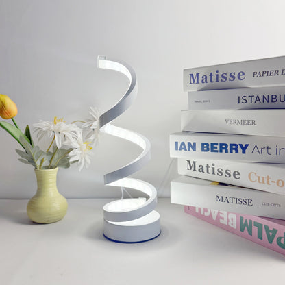 Modern Spiral LED Desk Lamp