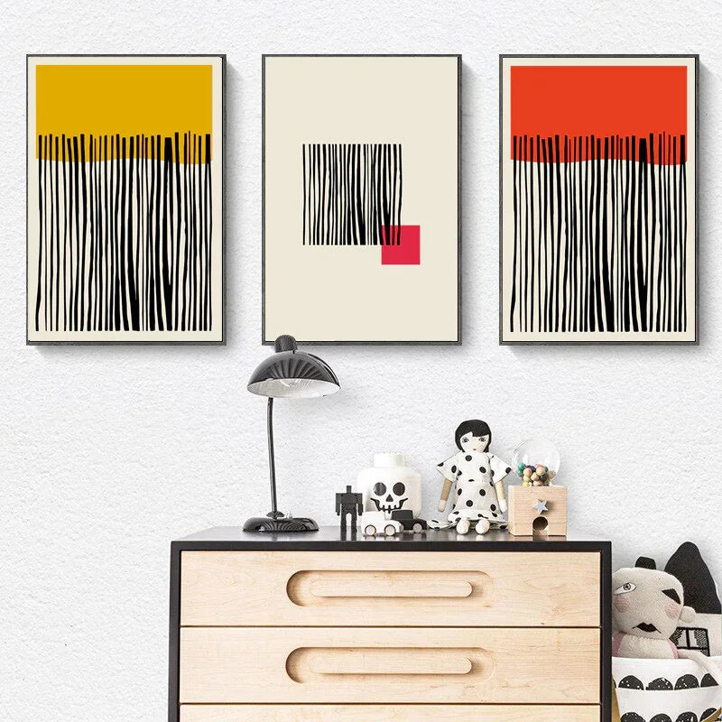 Nordic Geometric Masterpiece Canvas Art