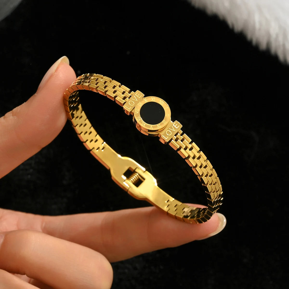 Old Money Clover Zircon Bracelet Set