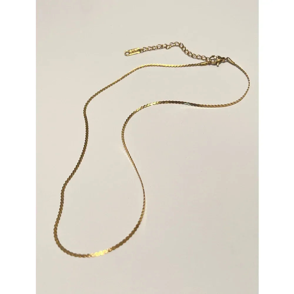 Personalized Gold Letter Necklace