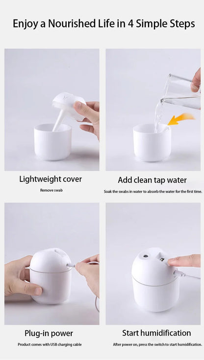 Portable Mini USB Air Humidifier