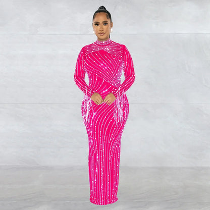 Sparkly Rhinestone Party Dress