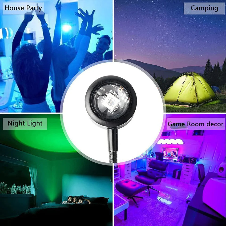 Sunset Projection LED Lamp