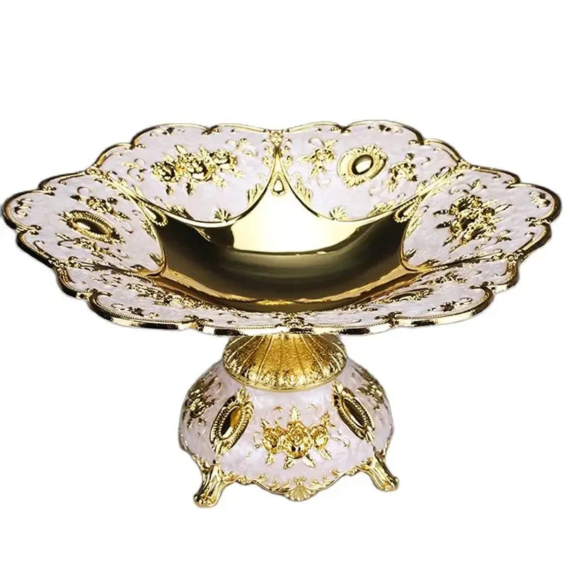 Vintage Metal Fruit Tray Plate