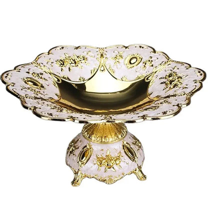 Vintage Metal Fruit Tray Plate