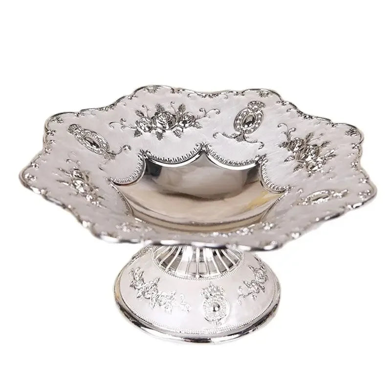 Vintage Metal Fruit Tray Plate