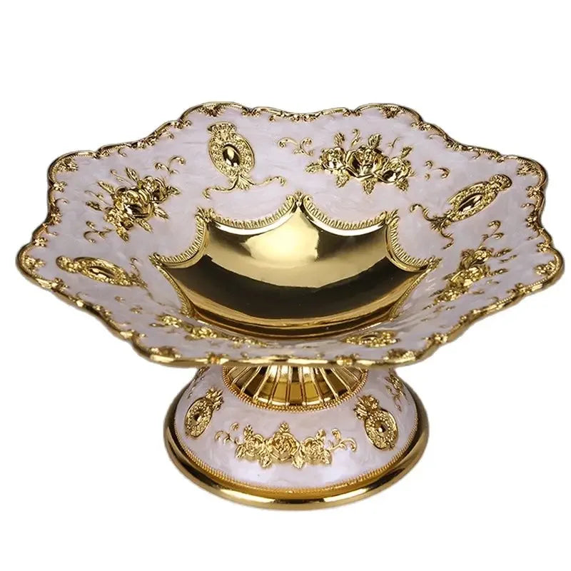 Vintage Metal Fruit Tray Plate