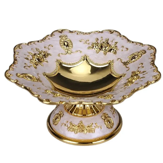 Vintage Metal Fruit Tray Plate