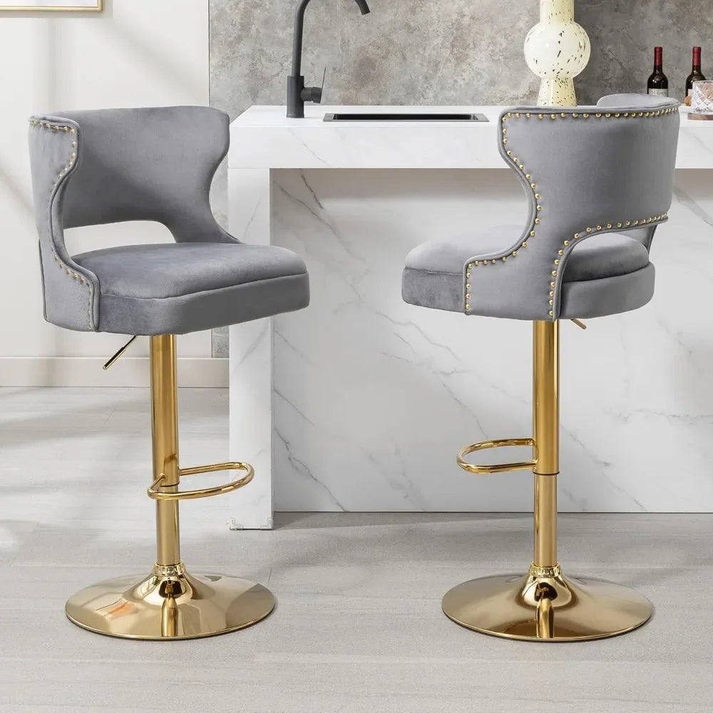 Westice Modern Gold Bar Stools