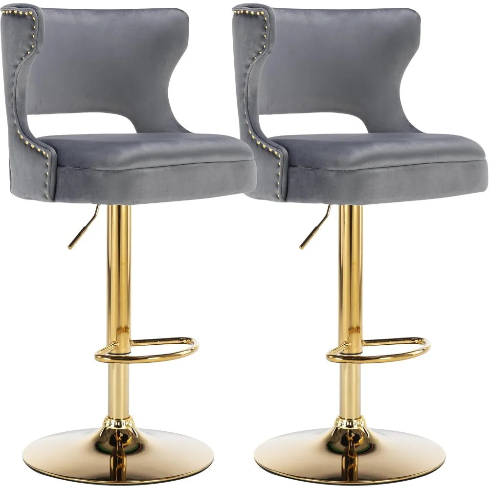 Westice Modern Gold Bar Stools